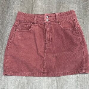 PacSun Corduroy Button-Front Skirt -